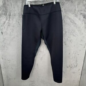 Kutting Weight Women's 3XL Sauna Sweat Pants Neoprene Compression Leggings Black